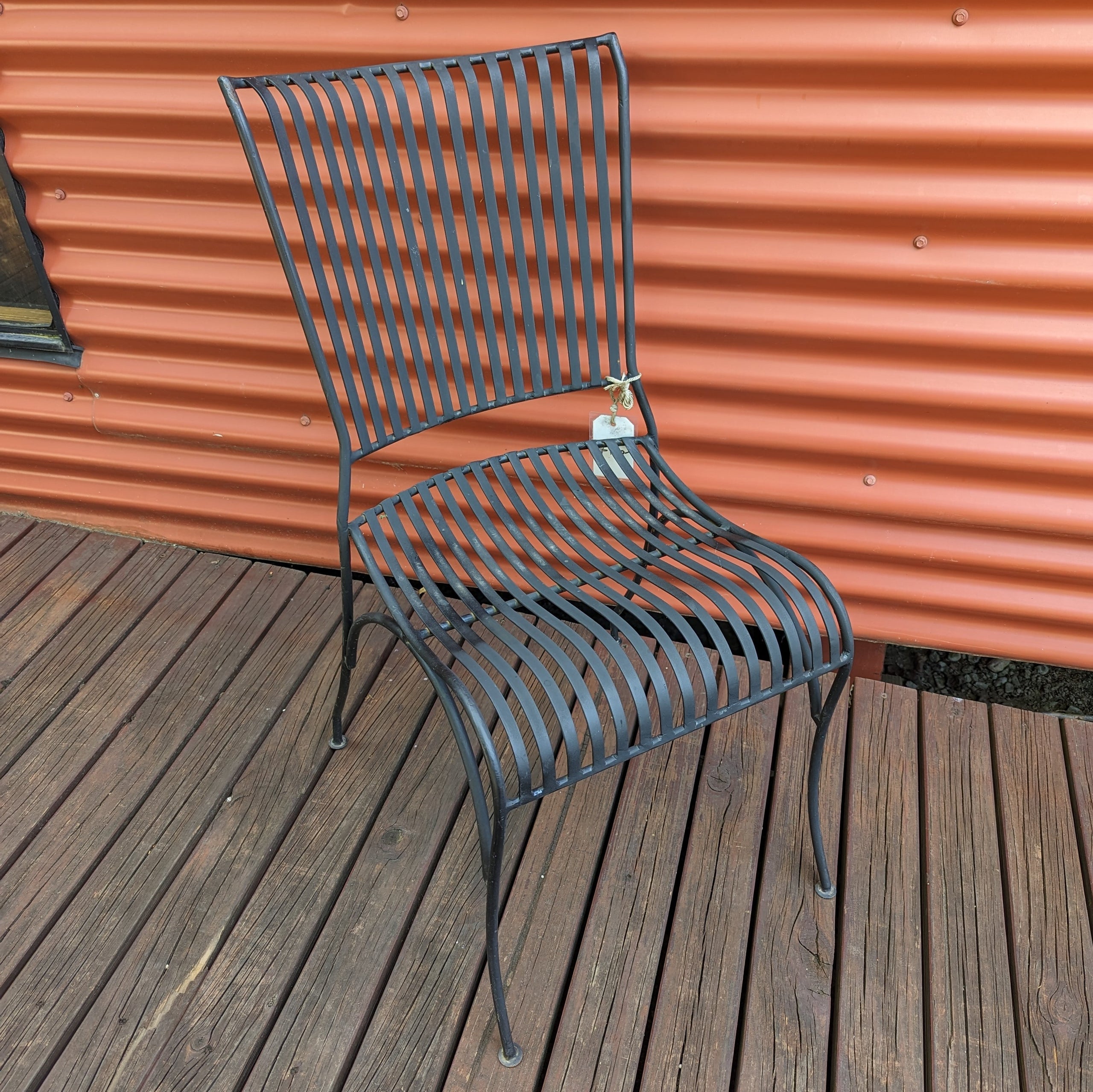 Outdoor Dining Chair Red Ramia Trading