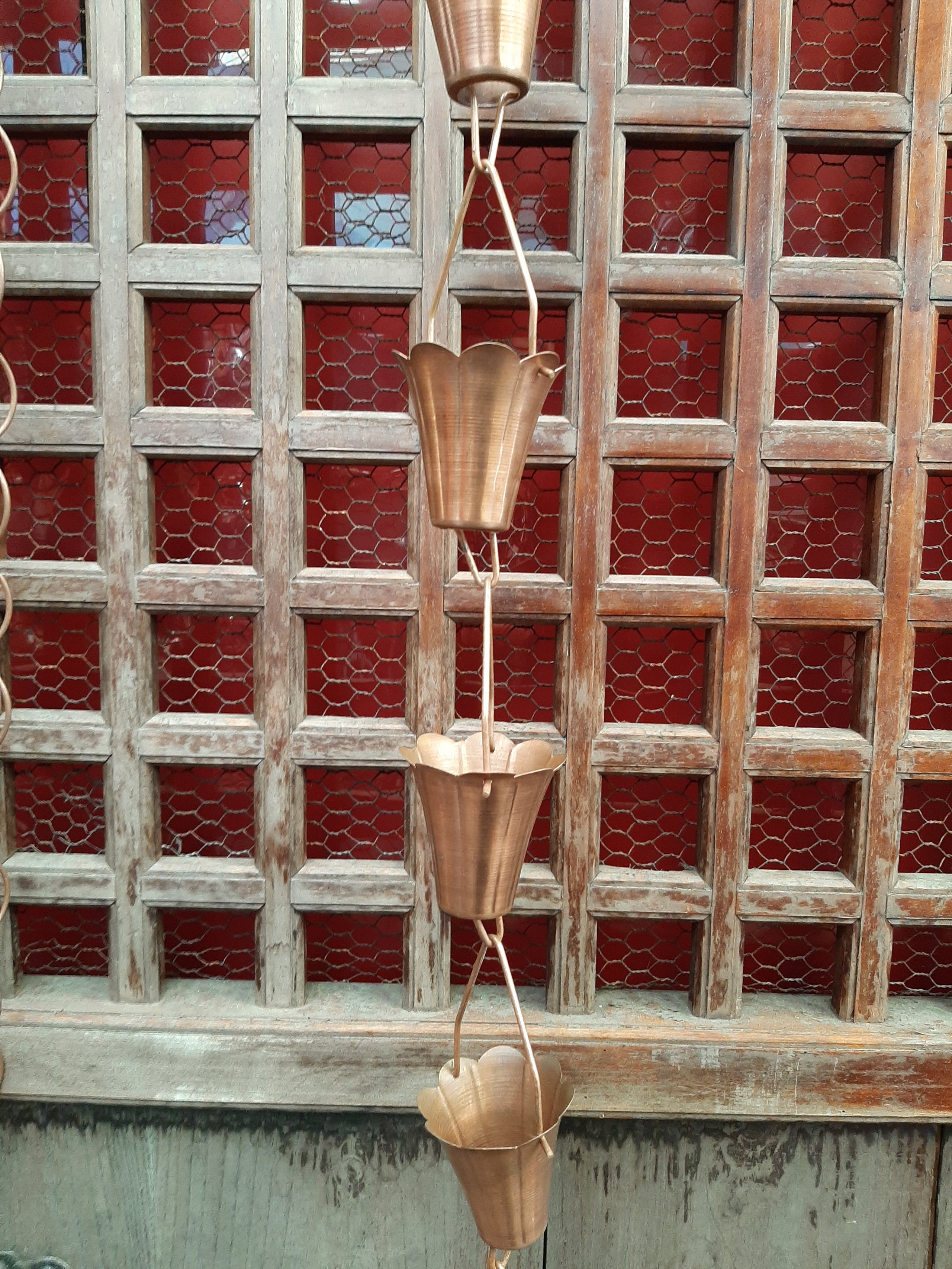Copper rain outlet chains wholesale