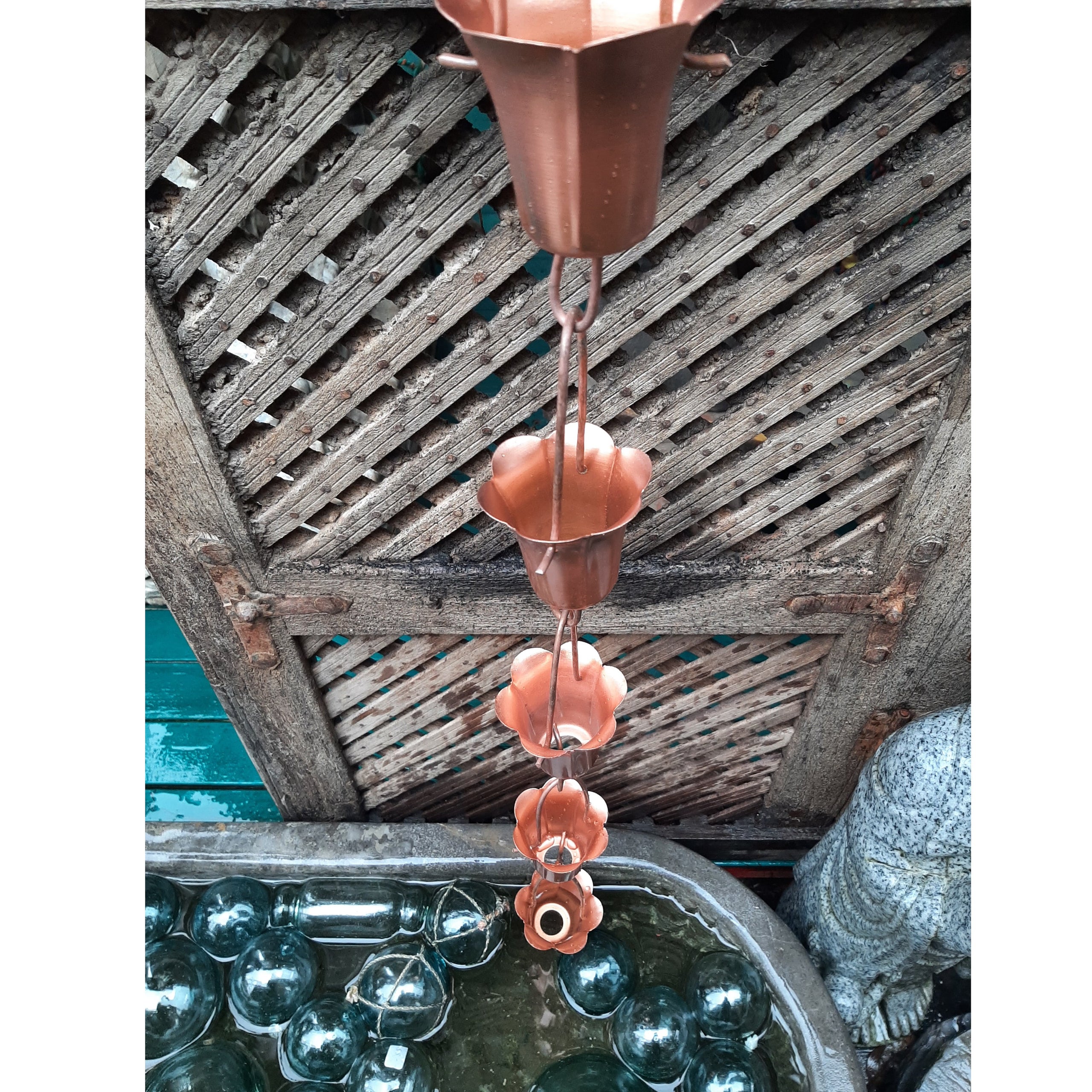 Copper rain chains wholesale deals